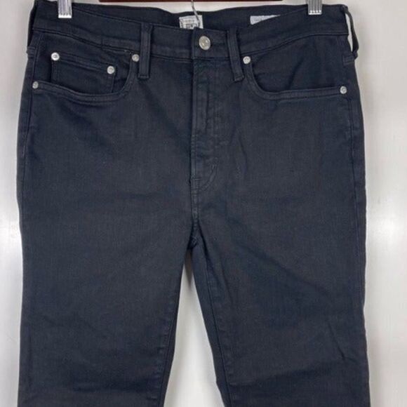 NWT EDWIN Black Cassia Mini Boot Mid Rise Cropped Bootcut Jeans - Size 24 - Picture 4 of 10